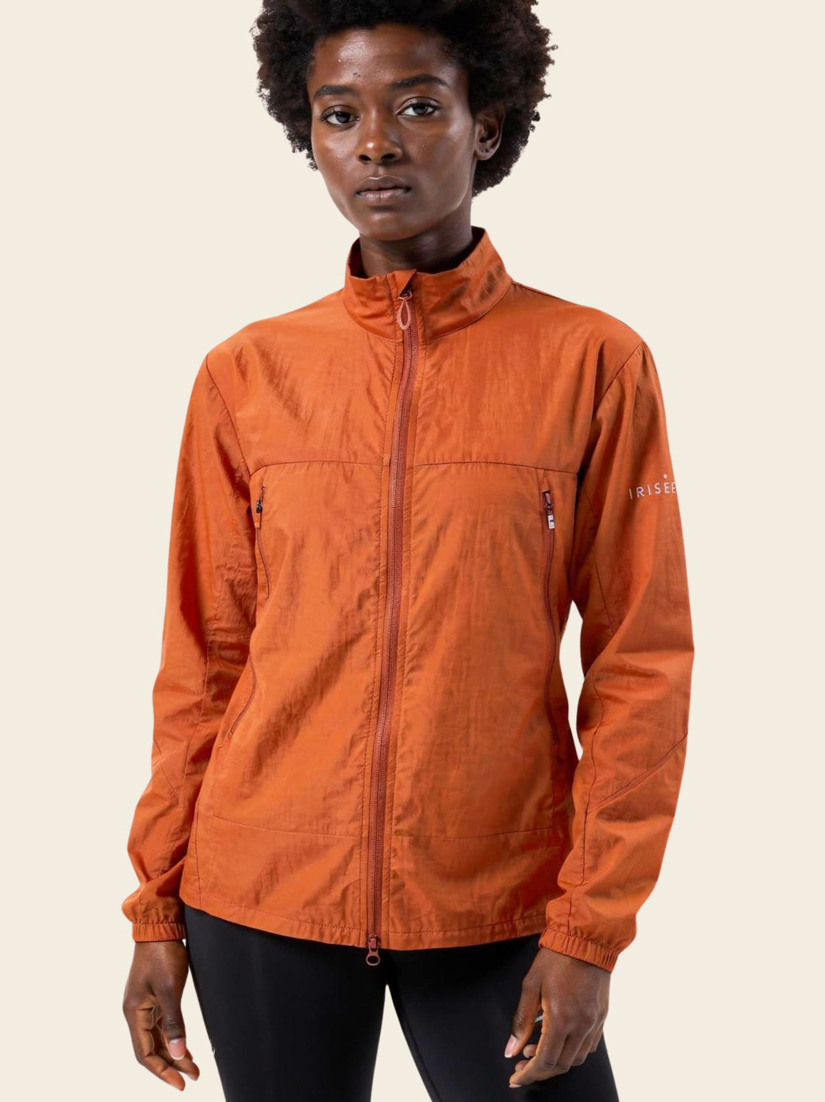 Zephyr Anti-UV Sun Jacket — Terracotta — front