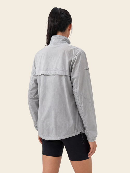 Zephyr Anti-UV Windbreaker — Pearl Grey — back