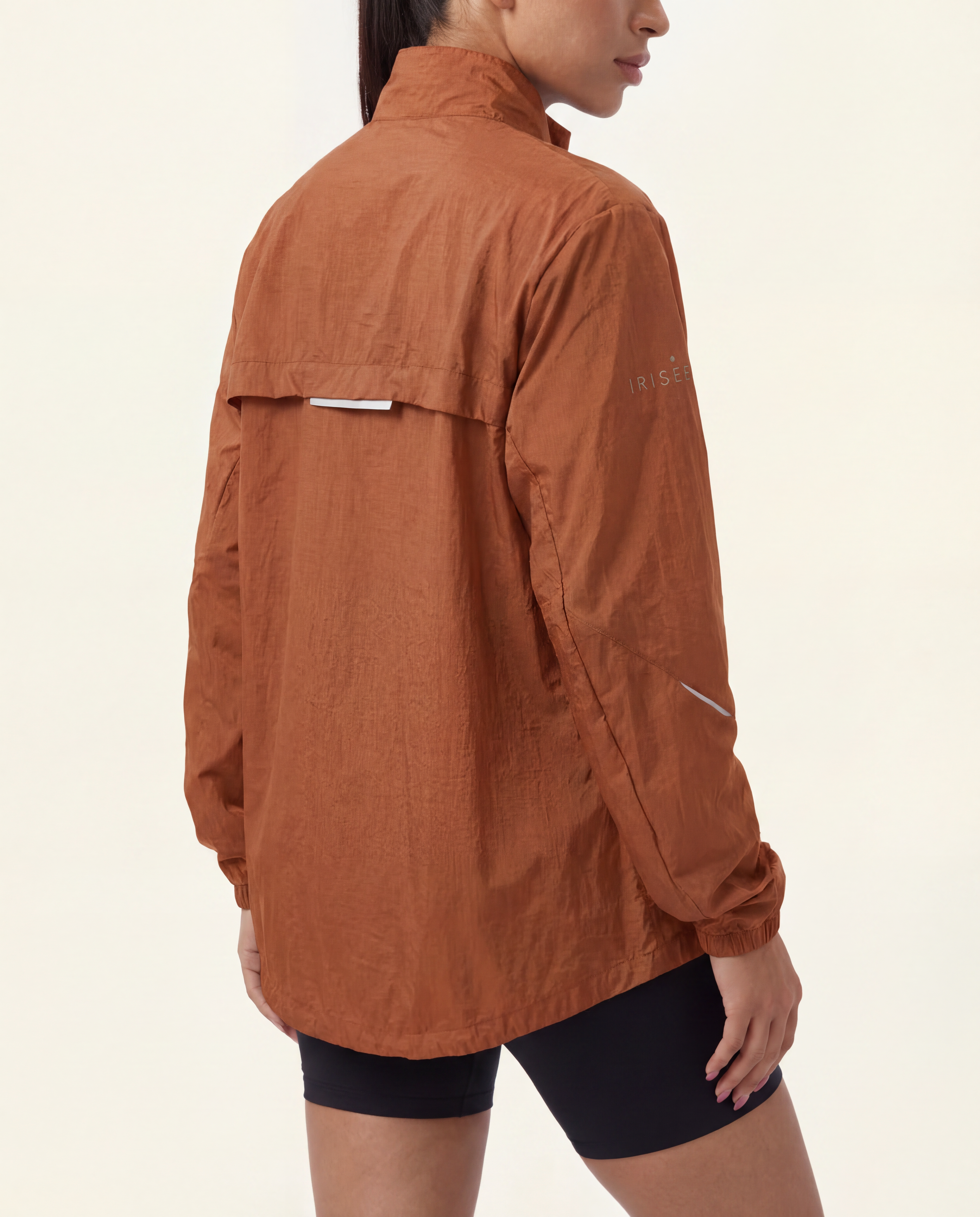 Zephyr Anti-UV Windbreaker in Terracotta, front view